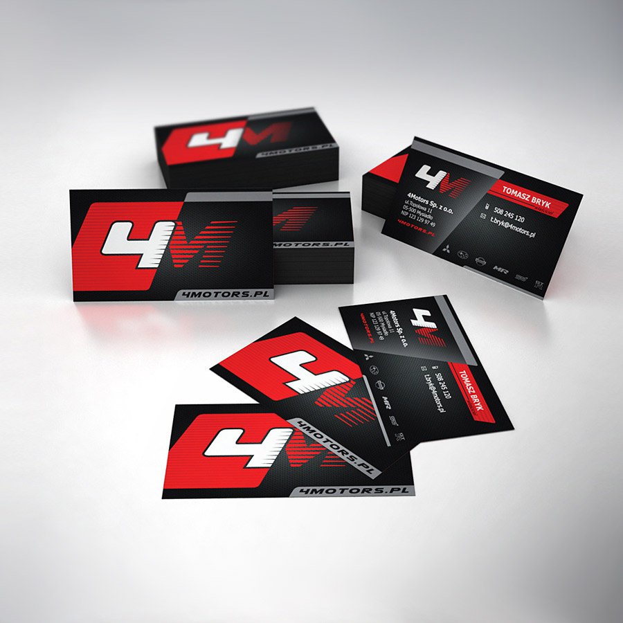 bussines card racing