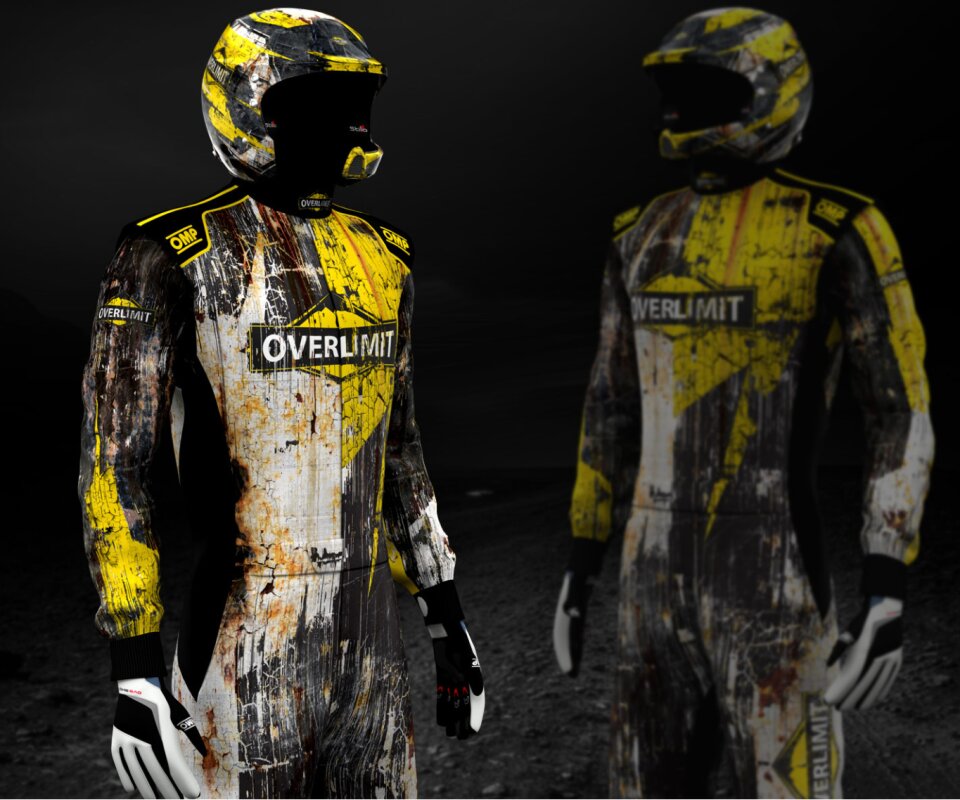 rusty style rally suit from omp racing